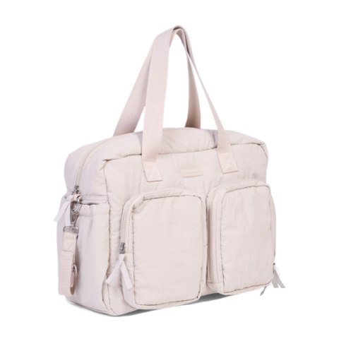 Childhome Torba do wózka + mała torebka Mellow Beige