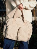 Childhome Torba do wózka + mała torebka Mellow Beige