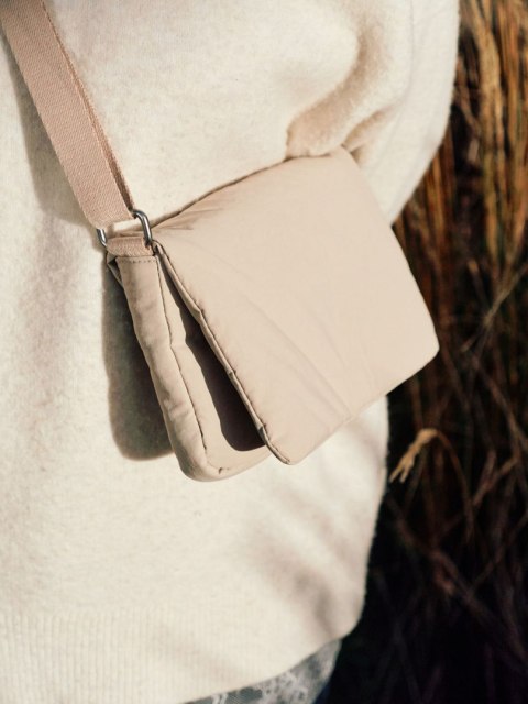 Childhome Torba do wózka + mała torebka Mellow Beige