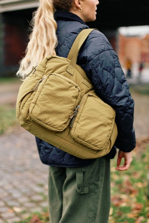 Childhome Torba do wózka + mała torebka Mellow Kaki