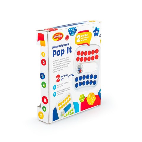DUMEL DD 30881 Matematyczny POP IT czerwono-niebieski