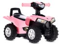 Jeździk dla dziecka na roczek Quad jasny różowy