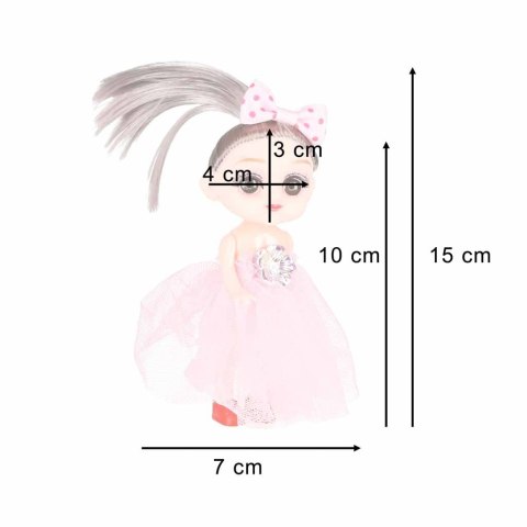 Lalki laleczki do domku dla lalek zestaw 4 sztuk 11 cm