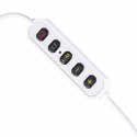 Lampa kosmetyczna LED bezcieniowa biurkowa do manicure paznokci łuk biała