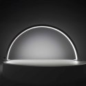 Lampa kosmetyczna LED bezcieniowa biurkowa do manicure paznokci łuk złota