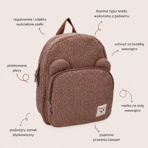 Plecak dla dzieci Beary Excited Brown KIDZROOM