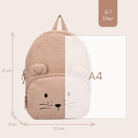 Plecak dla dzieci Comfort Friends Mouse beige