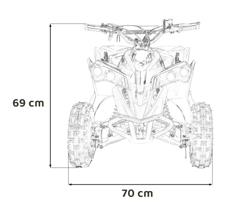 Pojazd Quad Spalinowy RENEGADE 49CC Zielony