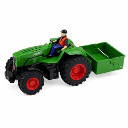 Traktor Rolniczy Zdalnie Sterowany RC Z Przyczepą Skrzyniową Rolnik 1:24