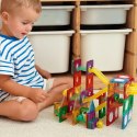 WOOPIE Klocki Magnetyczne Konstrukcyjne 3D Zestaw Edukacyjny Tor Kulkowy 105el.