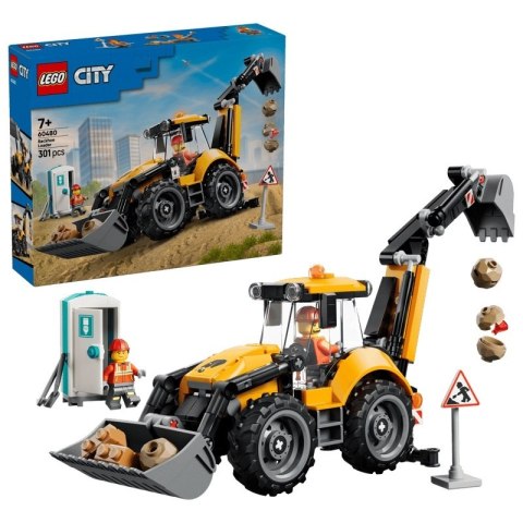 CITY ŻÓŁTA KOPARKO ŁADOWARKA