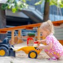 FALK Jeździk Traktor JCB Fastrac z Przyczepą Łopatką i Grabkami 1-3 lat