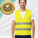Kamizelka odblaskowa OSTRZEGAWCZA DROGOWA 2 kategoria widoczności ONE SIZE