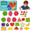 Puzzle Magnetyczne Nauka Owoców Magnesy Na Tablice Lodówkę 30 el.