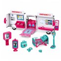 Rozkładany Ambulans Dla Lalek Szpital Mini Laleczka Akcesoria 11 el.