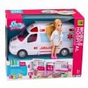 Rozkładany Ambulans Dla Lalek Szpital Mini Laleczka Akcesoria 11 el.