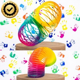 SPRĘŻYNA DLA DZIECI MAGICZNA SPRĘŻYNKA MAGIC SPRINGS TĘCZOWA