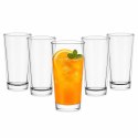 Wysokie szklanki Polskie 6 szt 370ml do napojów wody soku drinków mocne