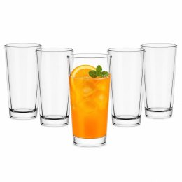 Wysokie szklanki Polskie 6 szt 370ml do napojów wody soku drinków mocne