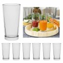 Wysokie szklanki Polskie 6 szt 370ml do napojów wody soku drinków mocne