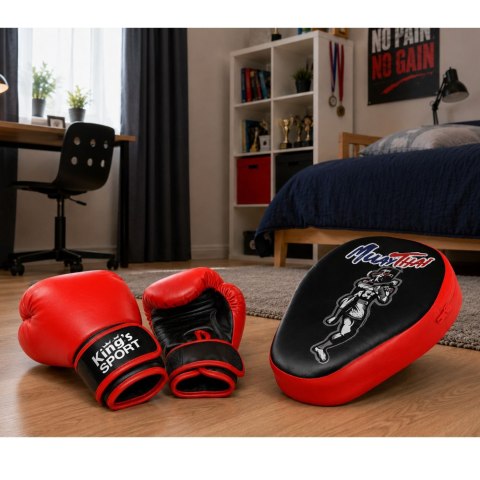 Zestaw Sportowy Bokserski Rękawice Łapa Treningowa 2w1 MUAY THAI