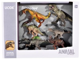 Figurki Dinozaurów Zestaw 6 Figurek DINOZAUR Dinozaury T-rex Tyranozaur