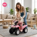 Jeździk dla dziecka na roczek Quad jasny różowy