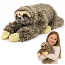 Pluszowy Leniwiec Realistyczny Maskotka Przytulanka Rzepy Na Łapkach 34 cm