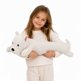 Pluszowy Pies West Highland Przytulanka Maskotka Biały 60 cm