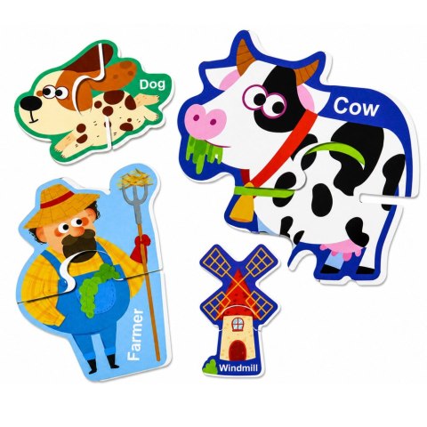 Puzzle Magnetyczne Zwierzęta Domowe Farma Magnesy Na Lodówkę Tablice 30 el.