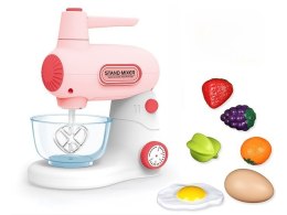 Robot Kuchenny Różowy Mikser AGD Obrotowe Mieszadełko Miska + Akcesoria