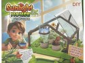 Szklarnia Dla Dzieci Mini Ogród Ogródek Plantacja + Akcesoria RÓŻOWA