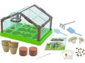 Szklarnia Dla Dzieci Mini Ogród Ogródek Plantacja + Akcesoria NIEBIESKA