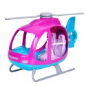 Zestaw Lalka Anlily Duży Helikopter Ruchome Śmigła Zestaw Fioletowy