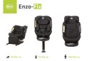 4 BABY Fotelik ENZO-FIX 40-150cm black I-SIZE