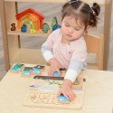 MASTERKIDZ Drewniana Tablica Cykl Życia Fasoli