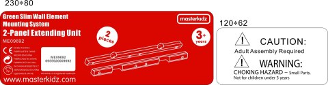 MASTERKIDZ Ramka Flex Krawędź Dolna I Górna 2 Tablice