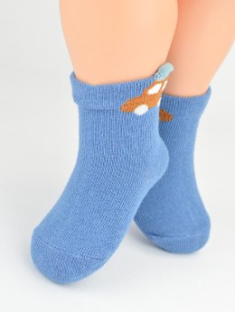 NOVITI SB174-B-01 Skarpety niemowlęce bawełniane autka mix 12-18m