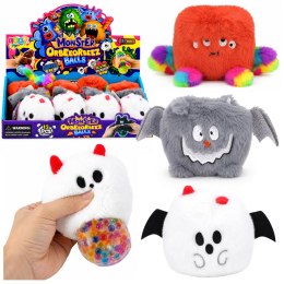Pluszowy Gniotek Stworek Z Brokatem Sensoryczny Antystresowy Kolorowy 8cm