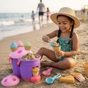 WOOPIE Zestaw do Piaskownicy Lody Foremki Wiaderko z Lodami do piasku
