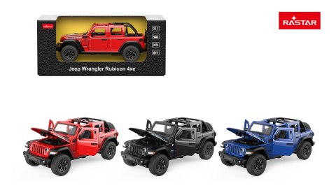 Autko Metalowe 1:32 Jeep Wrangler Rubicon Niebieski RASTAR