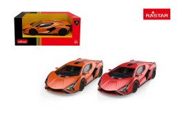 Autko Metalowe 1:43 Lamborghini Sian Pomarańczowe RASTAR
