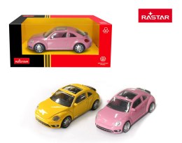 Autko Metalowe 1:43 Volkswagen Beetle Żółty RASTAR
