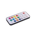 Biurko gamingowe LED podświetlenie RGB uchwyty komputerowe dla gracza 120x60cm