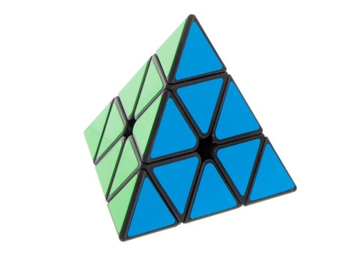 Gra logiczna piramida kostka łamigłówka 3x3 Black MoYu