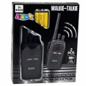 Krótkofalówki Walkie Talkie USB Redukcja Szumów Czarne Zasięg 200M