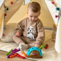 WOOPIE Gra Zręcznościowa Jeżyk Sorter Montessori Nauka Liczb i Kolorów 4w1