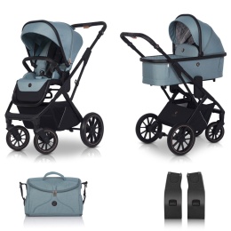 Cavoe Axo Shine Boho Green wózek głęboko-spacerowy do 22 kg