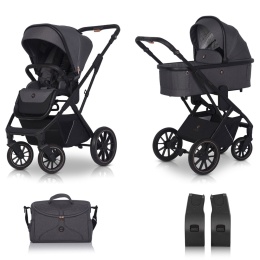 Cavoe Axo Shine French Grey wózek głęboko-spacerowy do 22 kg