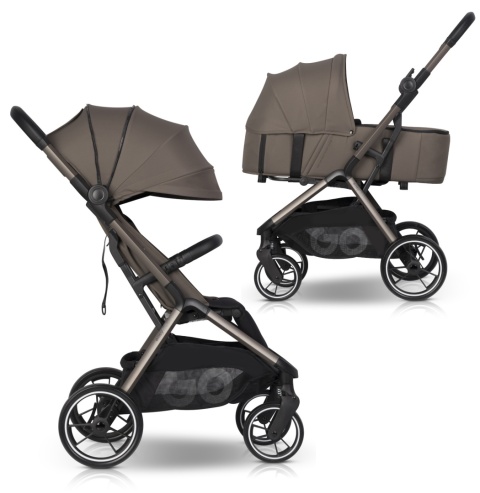 EasyGo Zoya 2w1 Mokka Wózek dziecięcy